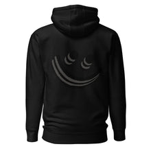 Load image into Gallery viewer, Black Smiley Hoodie